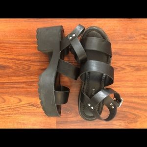 Steve Madden chunky platform sandals